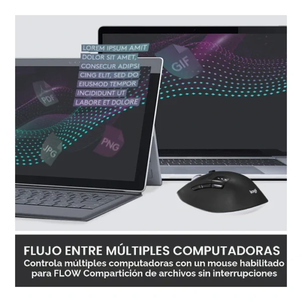 Logitech MK850 Performance — Juego de teclado y ratón inalámbrico, Español, Bluetooth - Negro - Imagen 7