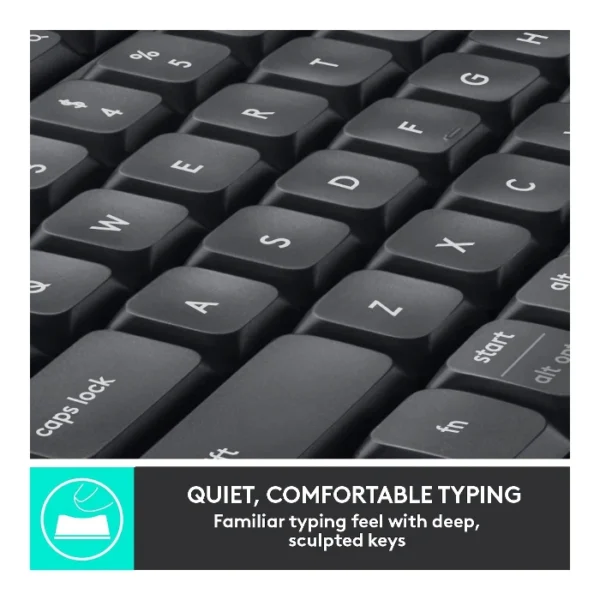 Logitech MK850 Performance — Juego de teclado y ratón inalámbrico, Inglés, Bluetooth - Negro - Imagen 5