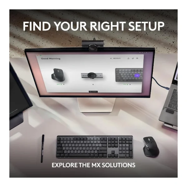 Logitech MX Brio Ultra HD 4K Cámara web 8.5 MP, USB-C - Grafito - Imagen 8