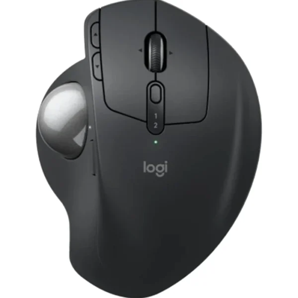 Logitech MX Ergo S — Mouse trackball inalámbrico, Bluetooth, ergonómico - Grafito