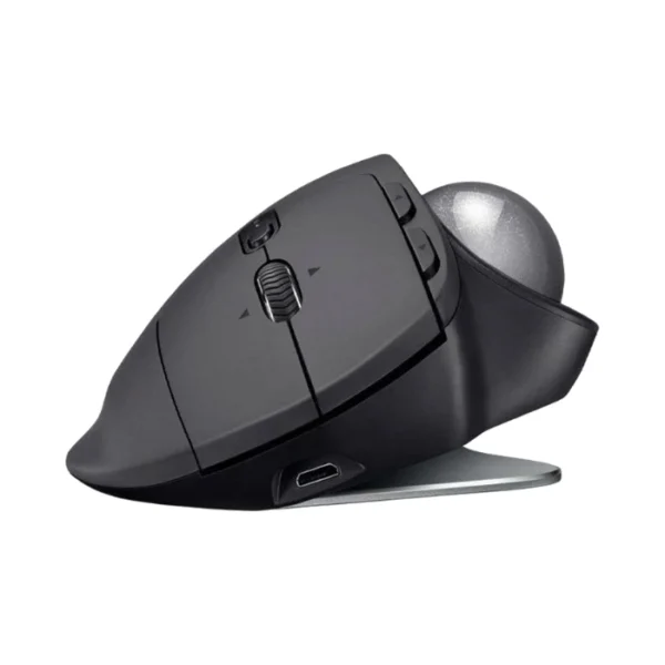 Logitech MX Ergo S — Mouse trackball inalámbrico, Bluetooth, ergonómico - Grafito - Imagen 3