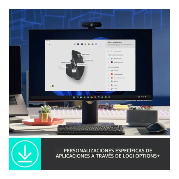 Logitech MX Master 3S — Mouse inalámbrico alto desempeño | Edición Bluetooth - Grafito - Imagen 5