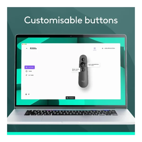Logitech R500s Remoto inalámbrico láser para presentaciones y puntero, bluetooth - Grafito - Imagen 6