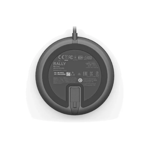 Logitech Rally Mic Pod — Base de Micrófono para Rally, Rally Plus, Rally Bar, Rally Bar Mini - Imagen 4