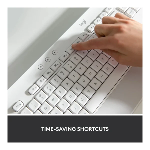 Logitech Signature K650 — Teclado inalámbrico, Bluetooth, Español - Blanco - Imagen 3
