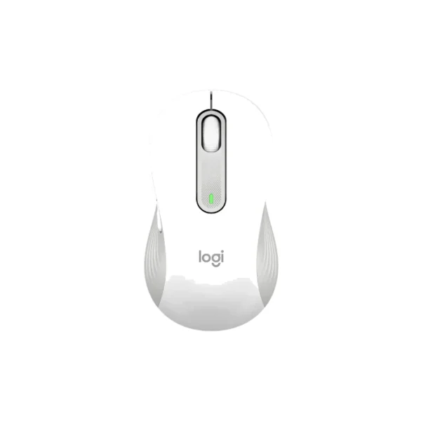 Logitech Signature M650 L — Mouse inalámbrico, Bluetooth, tamaño grande - Blanco