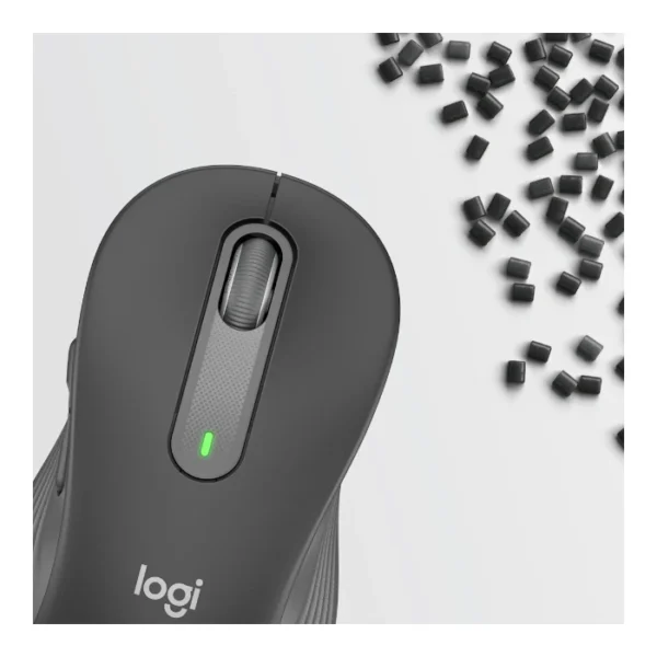 Logitech Signature M650 L — Mouse inalámbrico, Bluetooth, tamaño grande - Grafito - Imagen 4
