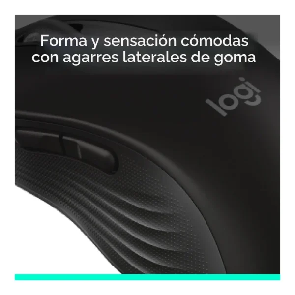 Logitech Signature M650 — Mouse Inalámbrico | Bluetooth | Diestro | Para manos pequeñas | Negro - Imagen 9