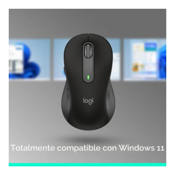 Logitech Signature M650 — Mouse Inalámbrico | Bluetooth | Diestro | Para manos pequeñas | Negro - Imagen 5