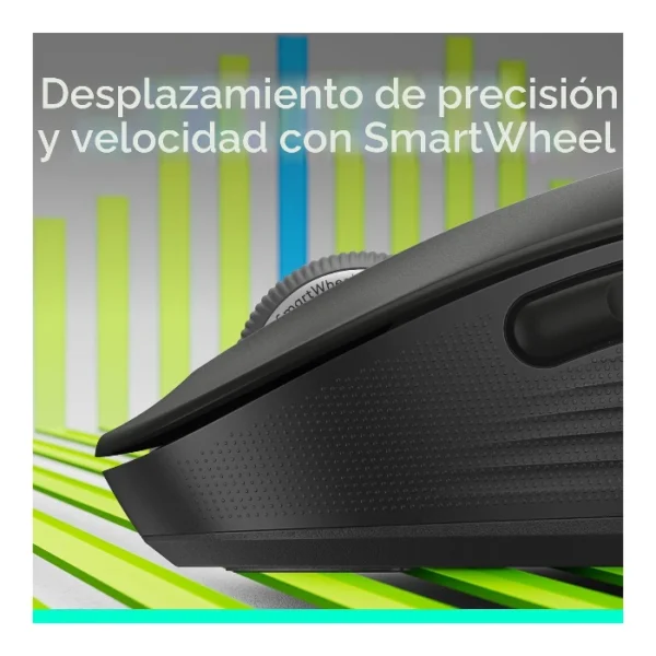 Logitech Signature M650 — Mouse Inalámbrico | Bluetooth | Diestro | Para manos pequeñas | Negro - Imagen 2