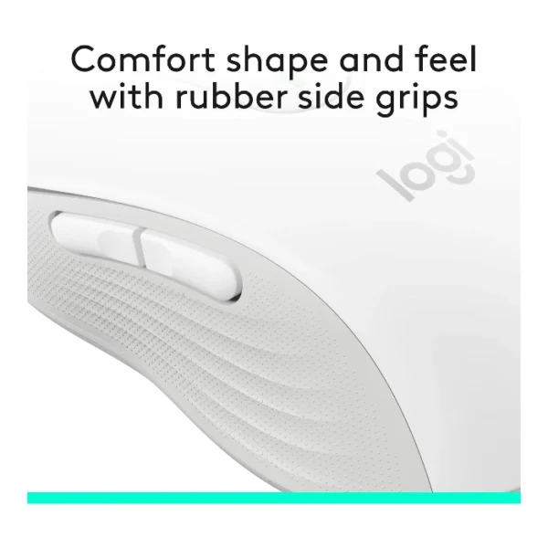 Logitech Signature M650 — Mouse Inalámbrico | Bluetooth | Diestro | Para manos pequeñas | Blanco - Imagen 8