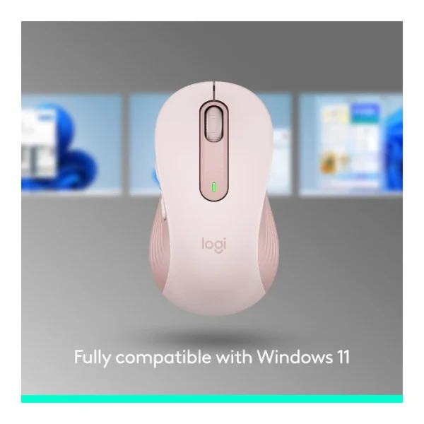 Logitech Signature M650 — Mouse Inalámbrico | Bluetooth | Diestro | Para manos pequeñas | Rosa - Imagen 5