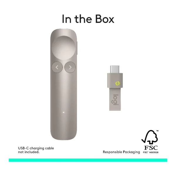Logitech Spotlight 2 Advanced Presentation Remote - Sand - Imagen 9