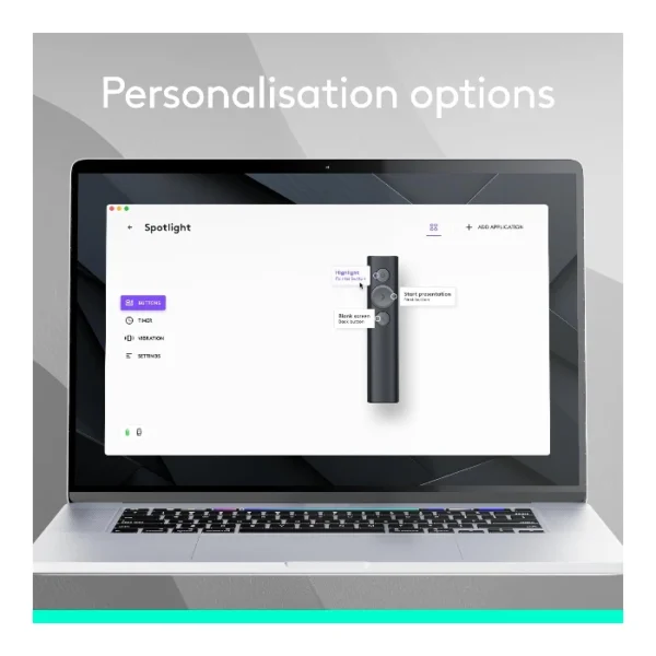 Logitech Spotlight Remoto inalámbrico avanzado para presentaciones y puntero, bluetooth - Gris Pizarra - Imagen 7