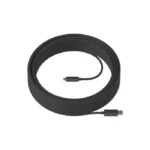 Logitech Strong USB — Cable USB Tipo A (M) a 24 pin USB-C (M), 10 Gbps de longitud ampliada, 10 metros - Gris oscuro