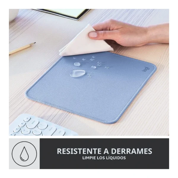 Logitech Studio Series Blue Grey — Mouse Pad 20 x 23cm | Azul - Imagen 3