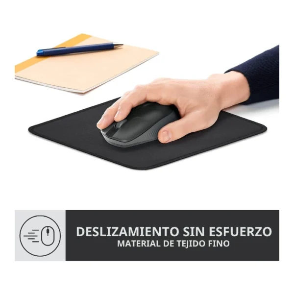 Logitech Studio Series Graphite — Mouse Pad 20 x 23cm | Negro - Imagen 3