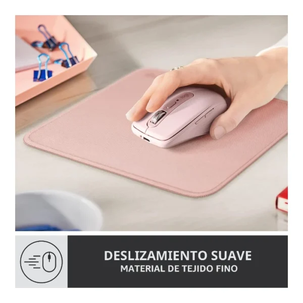 Logitech Studio Series Darker Rose — Mouse Pad 20 x 23cm | Rosa - Imagen 2