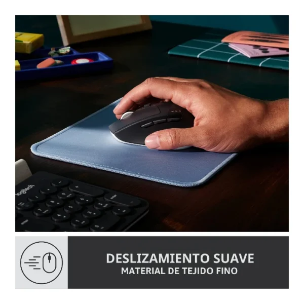 Logitech Studio Series Blue Grey — Mouse Pad 20 x 23cm | Azul - Imagen 2
