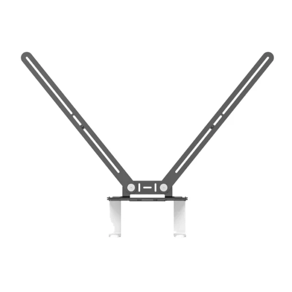 Logitech TV Mount For Video Bars — Montura para cámara, montaje debajo de pantalla, montable encima del monitor