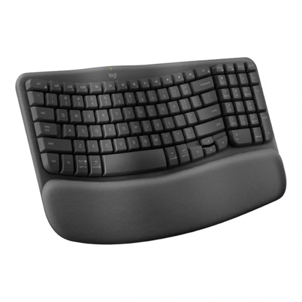 Logitech Wave Keys — Teclado inalámbrico, Bluetooth, español, multidispositivo - Negro - Imagen 9