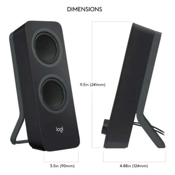 Logitech Z207 Bocinas bluetooth 2.0 para computadora - Negro - Imagen 5