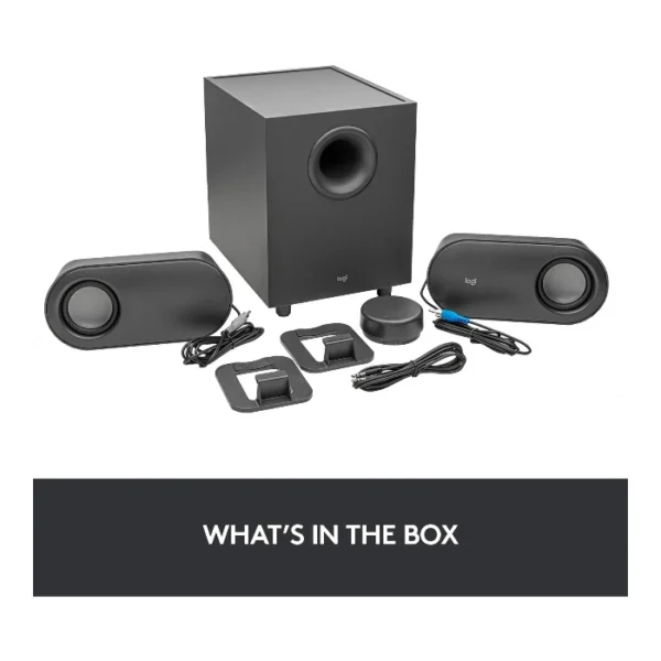 Logitech Z407 — Sistema de altavoces inalámbrico Bluetooth, para PC con subwoofer y control inalámbrico - Imagen 8