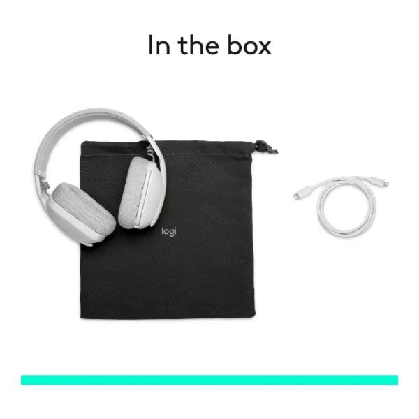 Logitech Zone Vibe 100 — Auriculares Wireless | ligeros | Bluetooth - Blanco - Imagen 5
