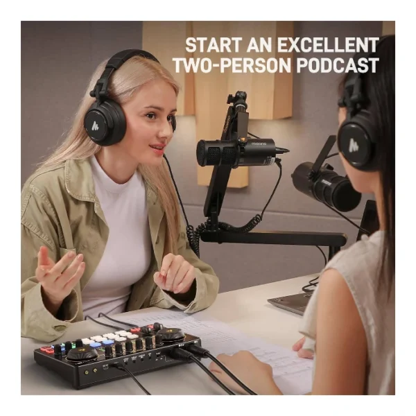 MaonoCaster E2 Gen2 — Consola de podcast e interfaz de audio "todo en uno" para streamers y creadores | No compatible con micrófonos USB - Imagen 4