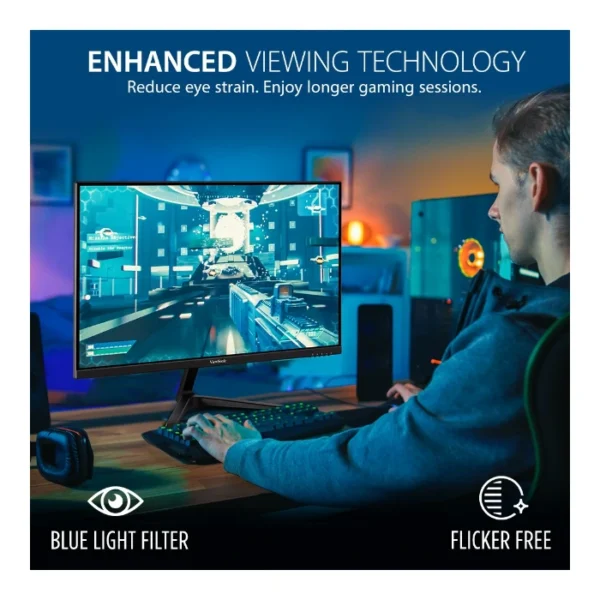 ViewSonic VX2718-P-MHD Monitor 27" FHD MVA 180Hz, altavoces integrados - Imagen 3