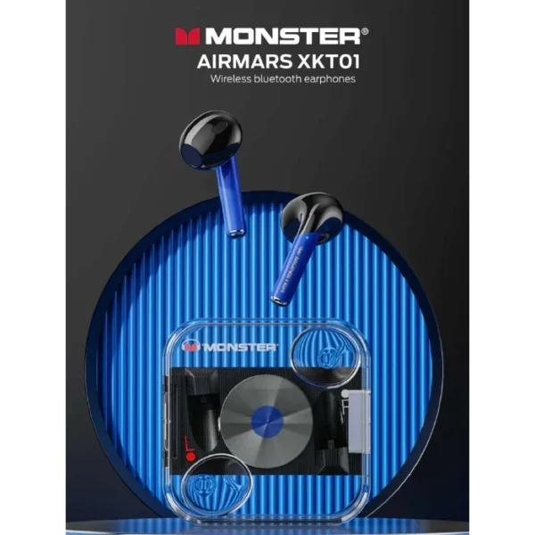 MONSTER Airmars XKT01 — Earphones, TWS HiFi Music, Bluetooth 5.2, blanco - Imagen 3