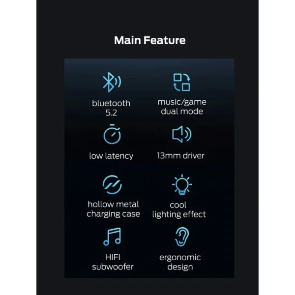 MONSTER Airmars XKT09 — Gaming Earphones, Bluetooth 5.2, amarillo - Imagen 4