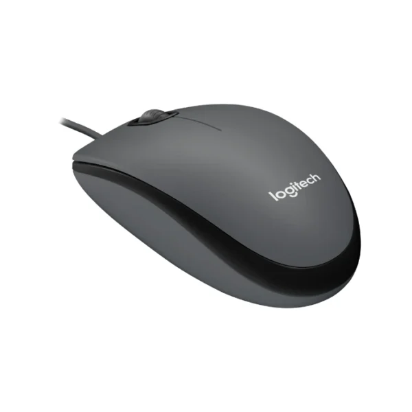 Logitech M100 — Mouse con cable, diestro y zurdo - Gris - Imagen 3