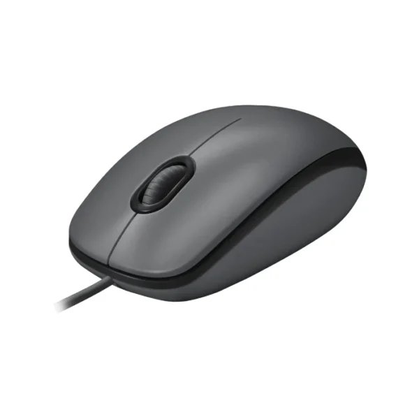 Logitech M100 — Mouse con cable, diestro y zurdo - Gris - Imagen 2