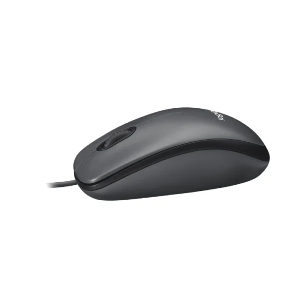 Logitech M100 — Mouse con cable, diestro y zurdo - Gris - Imagen 4