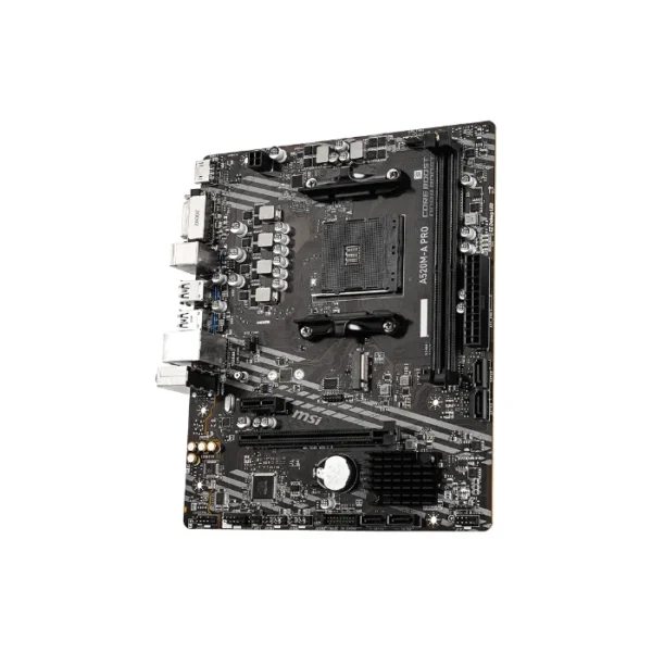 MSI A520M-A PRO — MicroATX, AM4, DDR4, 2 slots | 911-7C96-034 - Imagen 2