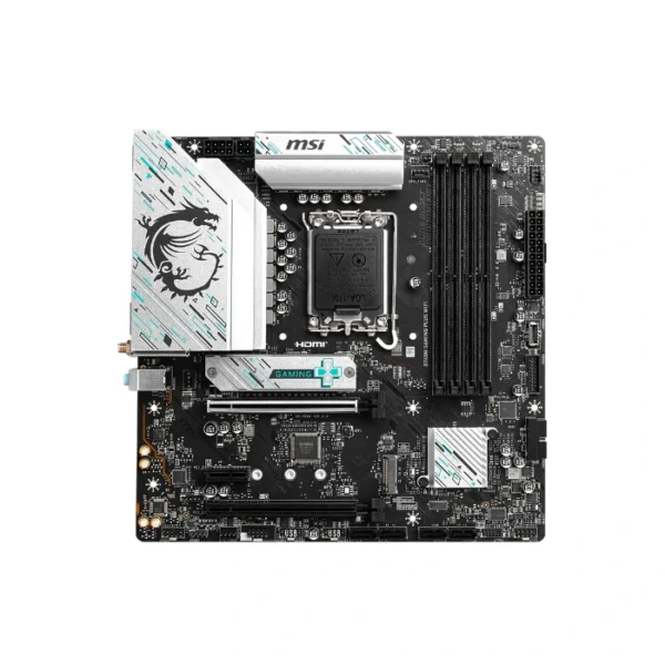 MSI B760M Gaming PLUS WiFi — MicroATX, LGA 1700, DDR5, 4 slots | 911-7D99-032 - Imagen 2