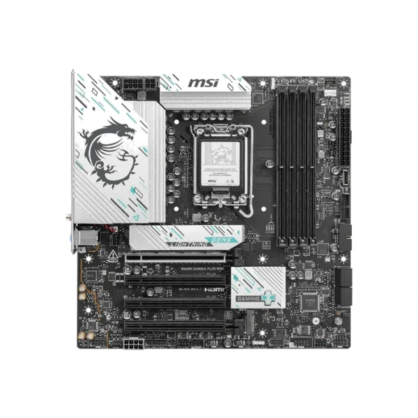 MSI B860M Gaming Plus WiFi — MicroATX, LGA 1851, DDR5, 4 slots | 911-7E42-003 - Imagen 2