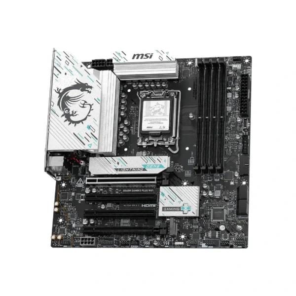 MSI B860M Gaming Plus WiFi — MicroATX, LGA 1851, DDR5, 4 slots | 911-7E42-003 - Imagen 3