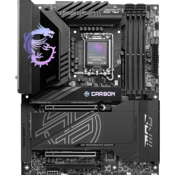 MSI MPG Z890 CARBON WiFi — ATX, LGA 1851, DDR5, 4 slots | 911-7E17-001 - Imagen 2