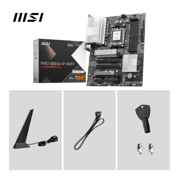 MSI PRO B840-P WiFi — ATX, AM5, DDR5, 4 slots | 911-7E57-001 - Imagen 7