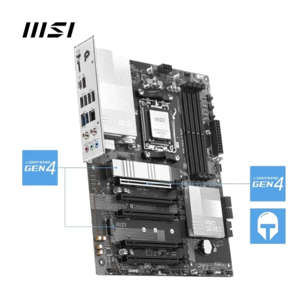 MSI PRO B840-P WiFi — ATX, AM5, DDR5, 4 slots | 911-7E57-001 - Imagen 6