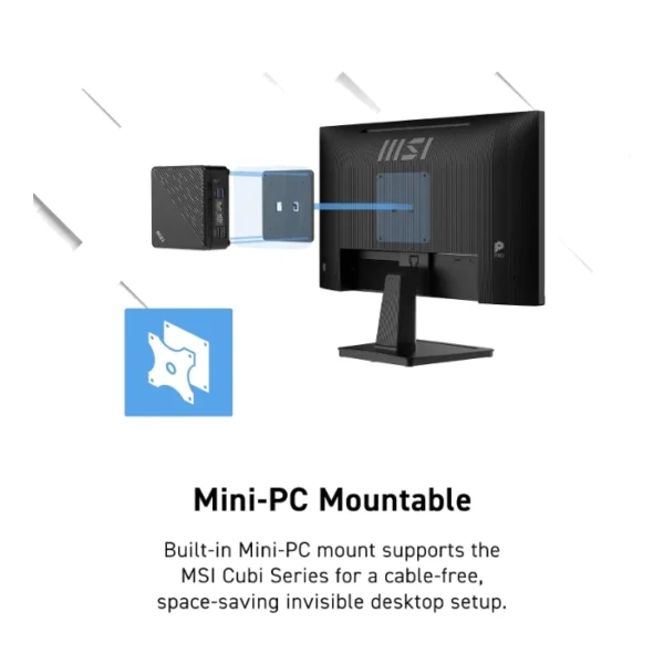 MSI PRO MP225 E12V Monitor 22", 1920×1080 VA 120Hz Adaptive-Sync - Imagen 6