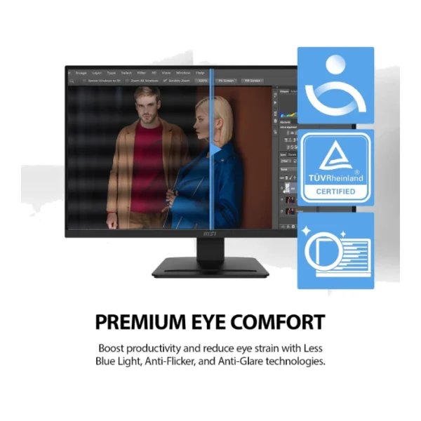 MSI PRO MP273L E14 Monitor 27", 1920×1080 IPS 144Hz AMD FreeSync - Imagen 4