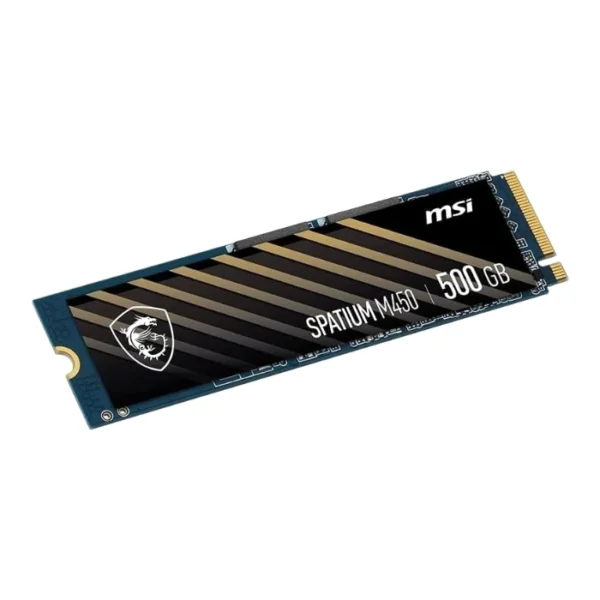 MSI Spatium M450 500GB — PCIe 4.0, NVMe, M.2 | S78-440K380-P83 - Imagen 2