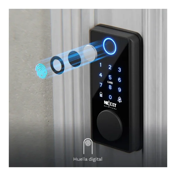 Nexxt Solutions NHS-D150 BK — Cerradura inteligente Wi-Fi, Negro - Imagen 4