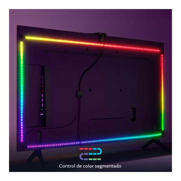 Nexxt Solutions Smart Wi-Fi TV backlight — Cinta LED y cámara para televisores de 55-65" - Imagen 4