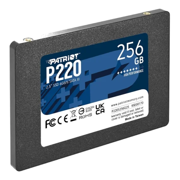 Patriot P220 256GB — SSD SATA, lectura hasta 550 MB/s - Imagen 3
