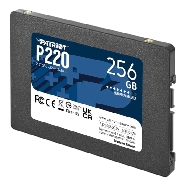 Patriot P220 256GB — SSD SATA, lectura hasta 550 MB/s - Imagen 4