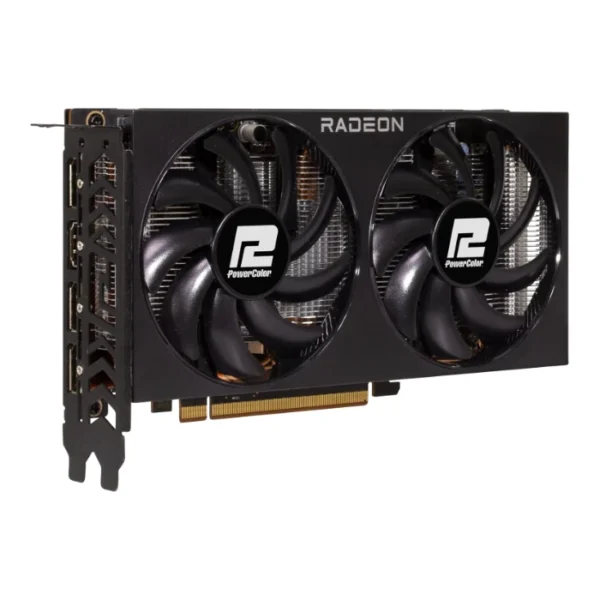 PowerColor Fighter RX 7600 8GB GDDR6 2250MHZ, Negro | RX 7600 8G-F/V2 - Imagen 3